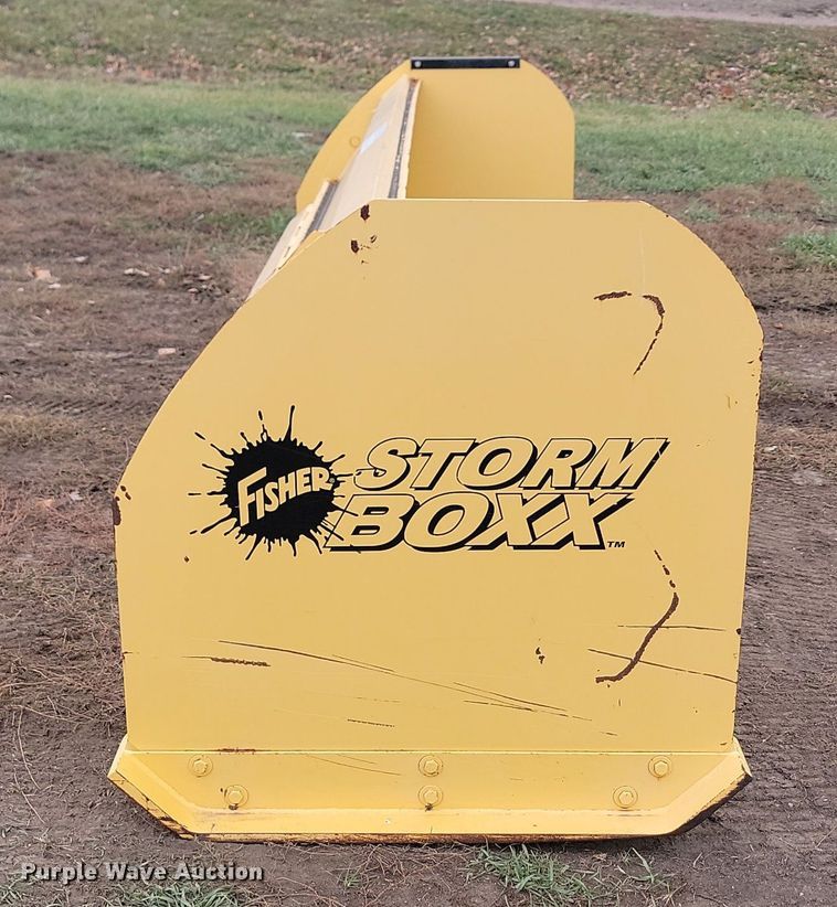 image for item JW9570 Fisher Storm Boxx  10' W skid steer snow pusher