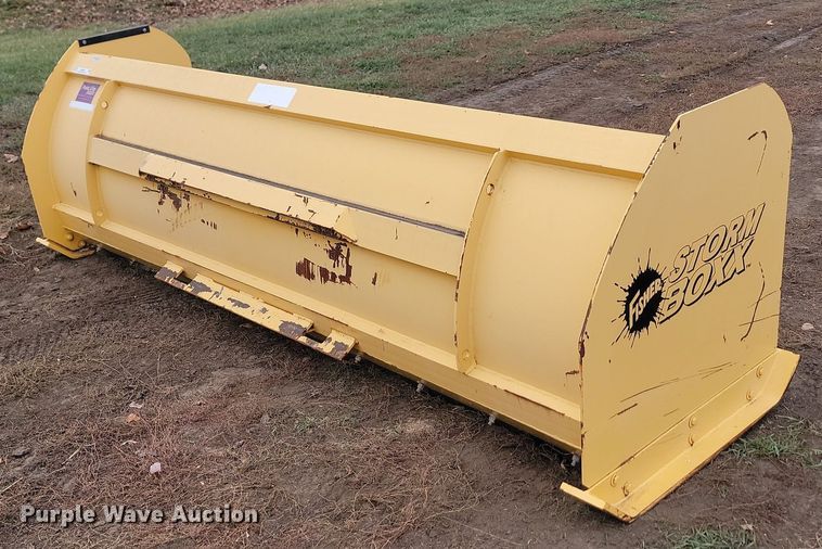 image for item JW9570 Fisher Storm Boxx  10' W skid steer snow pusher