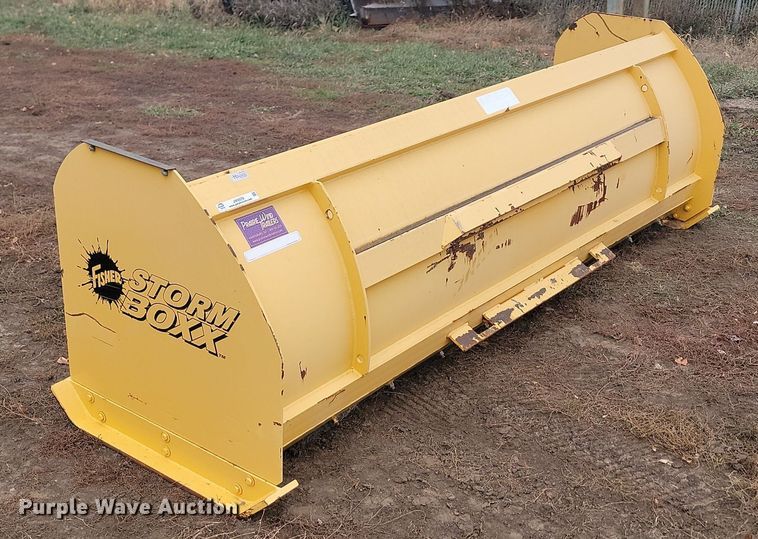 image for item JW9570 Fisher Storm Boxx  10' W skid steer snow pusher