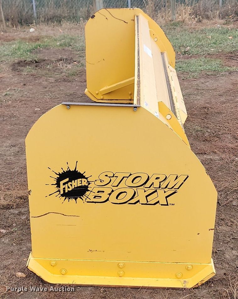 image for item JW9570 Fisher Storm Boxx  10' W skid steer snow pusher