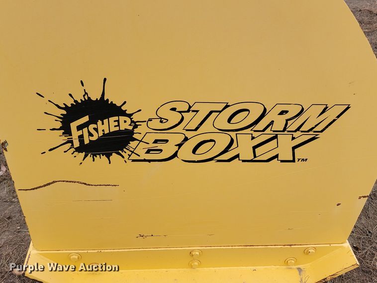 image for item JW9570 Fisher Storm Boxx  10' W skid steer snow pusher