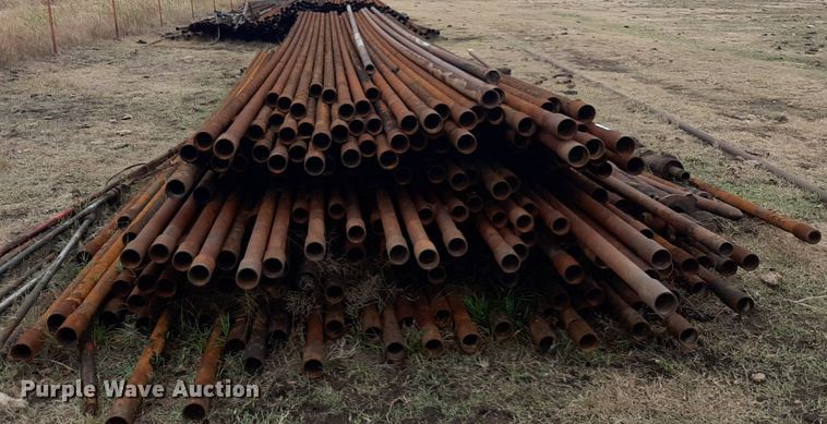 image for item KD9076 Approximately 775 joints of 2" oilfield pipe