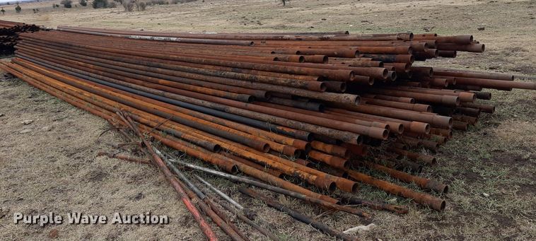 image for item KD9076 Approximately 775 joints of 2" oilfield pipe