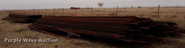 image for item KD9076 Approximately 775 joints of 2" oilfield pipe