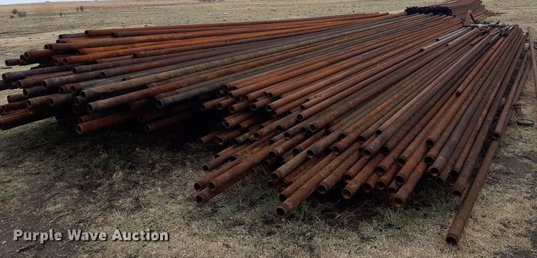 image for item KD9076 Approximately 775 joints of 2" oilfield pipe
