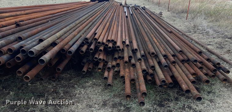 image for item KD9076 Approximately 775 joints of 2" oilfield pipe