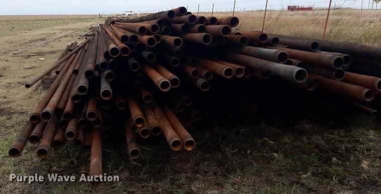 image for item KD9076 Approximately 775 joints of 2" oilfield pipe