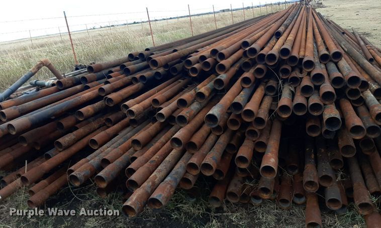 image for item KD9076 Approximately 775 joints of 2" oilfield pipe