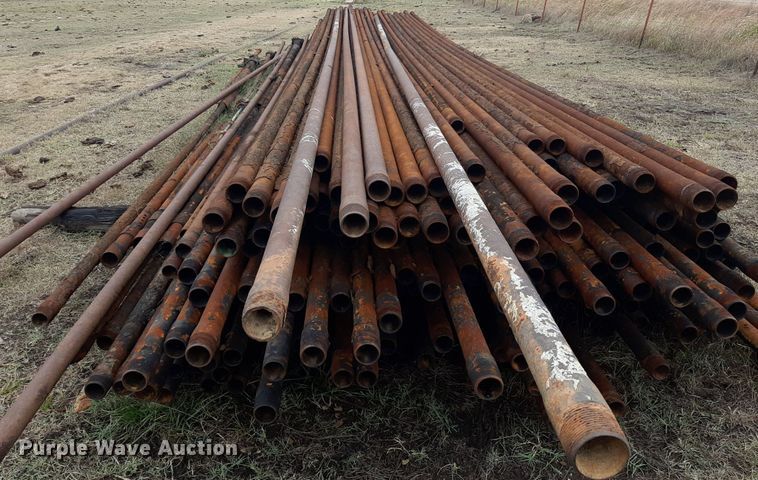 image for item KD9076 Approximately 775 joints of 2" oilfield pipe