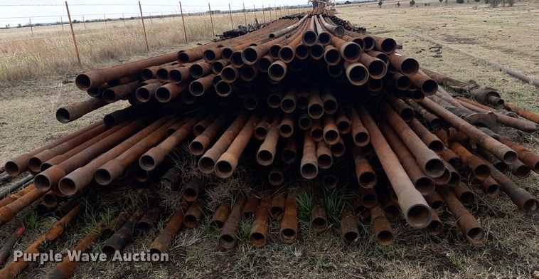 image for item KD9076 Approximately 775 joints of 2" oilfield pipe