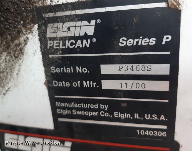 image for item KD9088 Elgin Pelican Series P  street sweeper