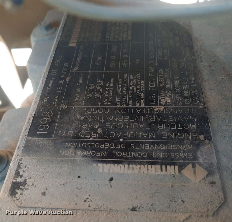 image for item KD9104 1998 International  school bus