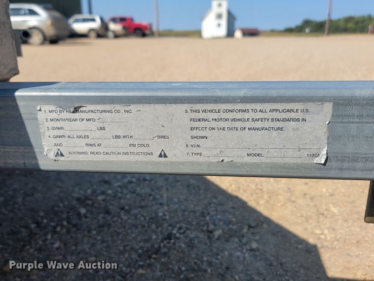 image for item KS9189 1998 Loadmaster  utility trailer