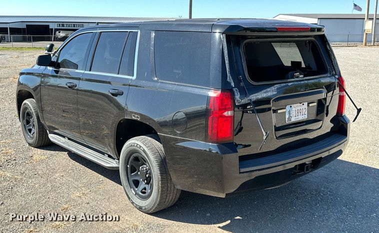 image for item KT9252 2015 Chevrolet Tahoe Police  SUV