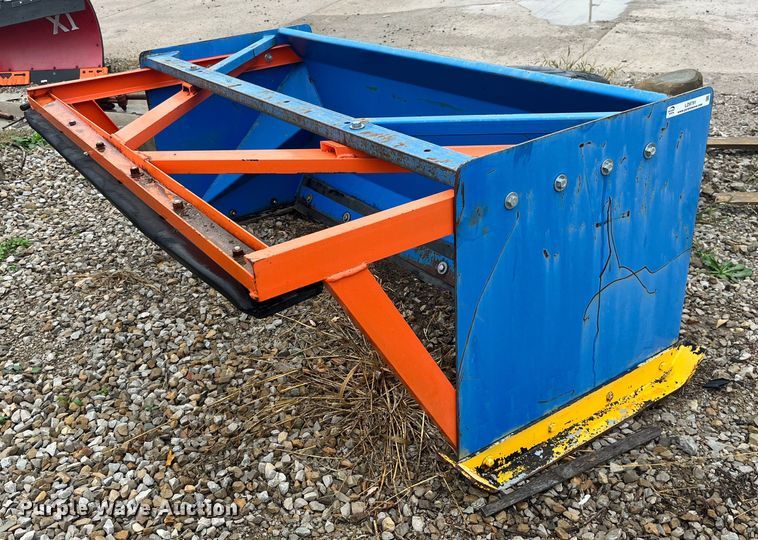 image for item LD9791 72" W skid steer snow pusher