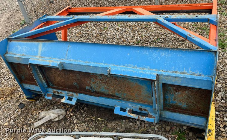 image for item LD9791 72" W skid steer snow pusher