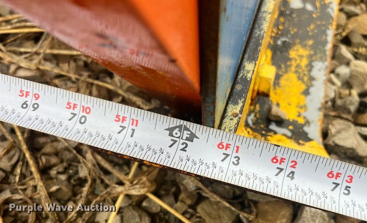 image for item LD9791 72" W skid steer snow pusher