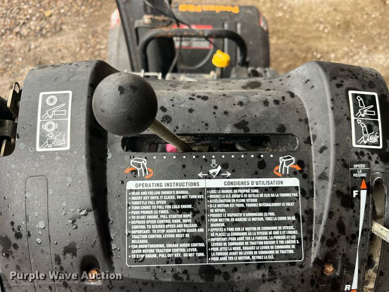 image for item LD9811 Poulan Pro  snow blower