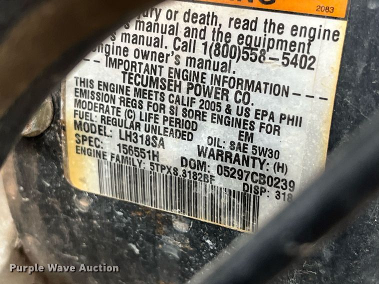 image for item LD9811 Poulan Pro  snow blower