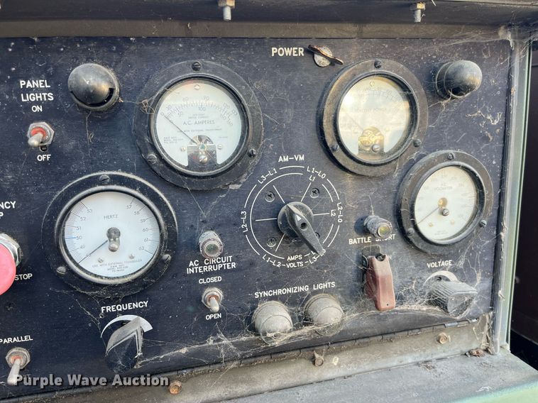 image for item MG9529 1993 Us Department Of Defense MEP-806A  generator