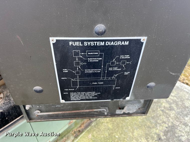 image for item MG9529 1993 Us Department Of Defense MEP-806A  generator
