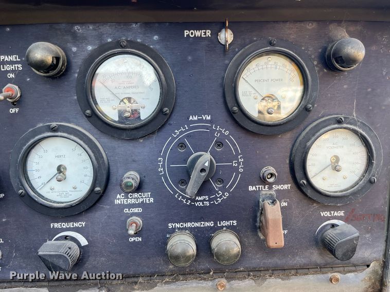 image for item MG9530 1993 Us Department Of Defense MEP-806A  generator