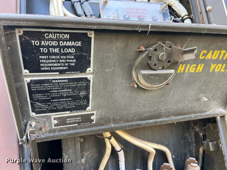 image for item MG9530 1993 Us Department Of Defense MEP-806A  generator