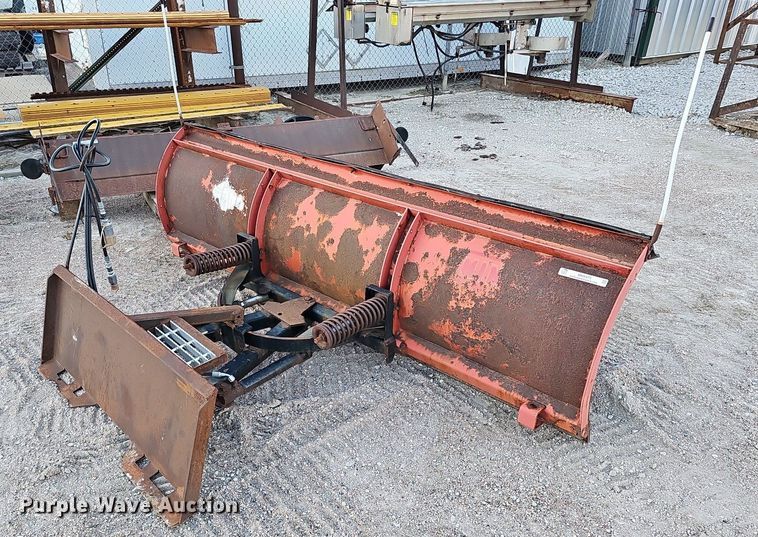 image for item MH9475 Hinke  96" W skid steer snow plow