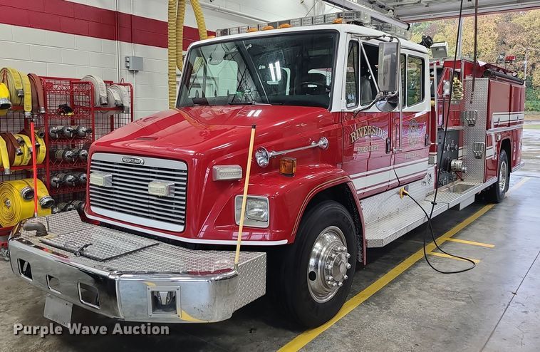 image for item MJ9466 1996 Freightliner FL70  fire truck
