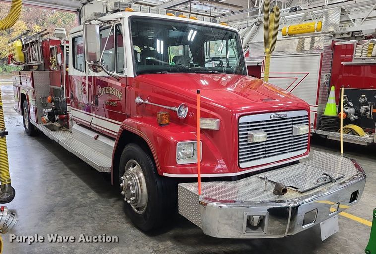 image for item MJ9466 1996 Freightliner FL70  fire truck