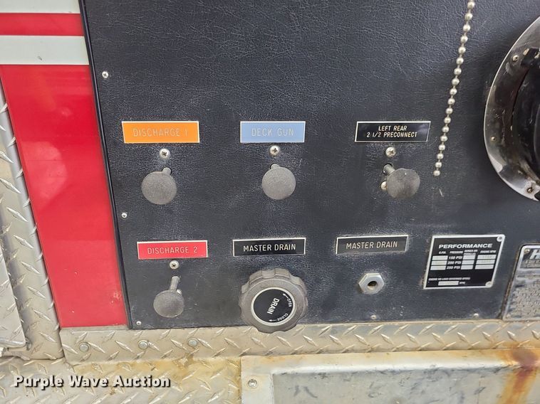 image for item MJ9466 1996 Freightliner FL70  fire truck