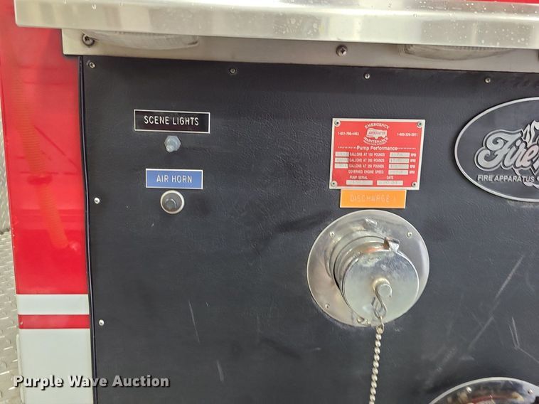 image for item MJ9466 1996 Freightliner FL70  fire truck