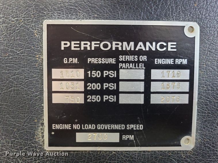 image for item MJ9466 1996 Freightliner FL70  fire truck