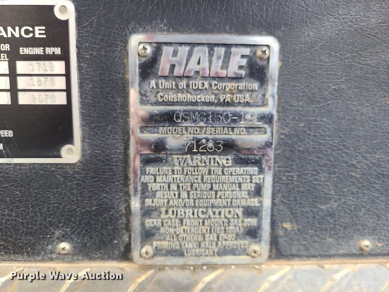 image for item MJ9466 1996 Freightliner FL70  fire truck