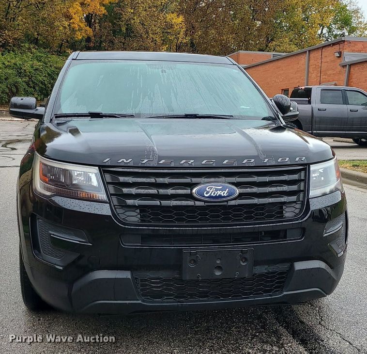 image for item MJ9471 2018 Ford Explorer Police Interceptor  SUV