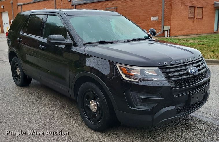 image for item MJ9471 2018 Ford Explorer Police Interceptor  SUV