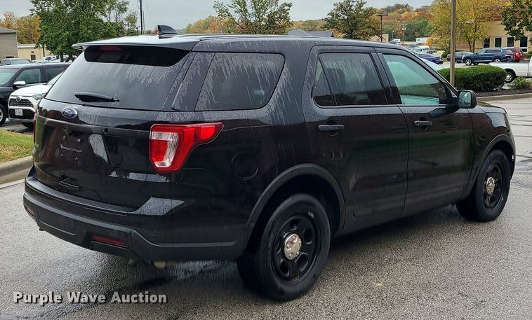 image for item MJ9471 2018 Ford Explorer Police Interceptor  SUV