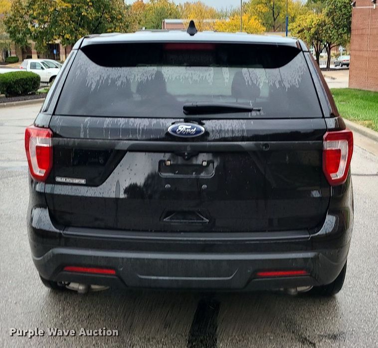 image for item MJ9471 2018 Ford Explorer Police Interceptor  SUV