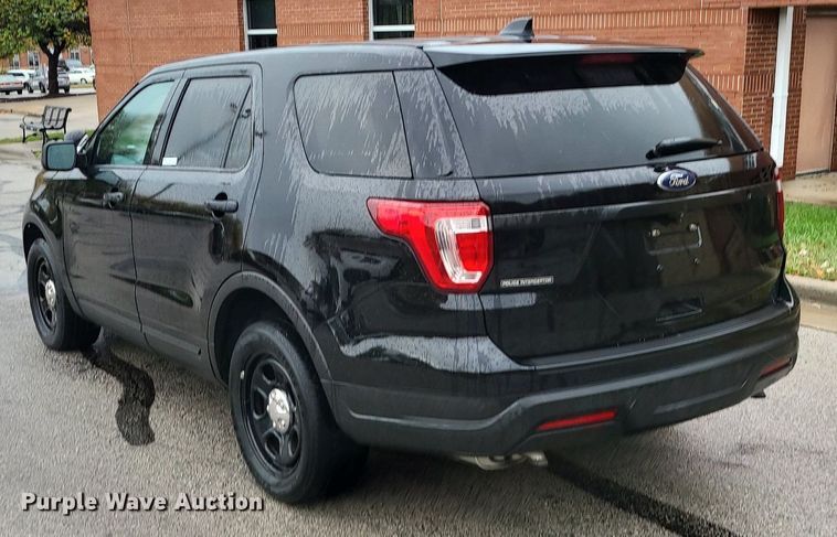 image for item MJ9471 2018 Ford Explorer Police Interceptor  SUV