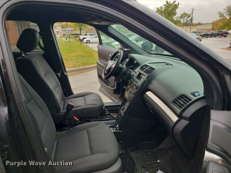 image for item MJ9471 2018 Ford Explorer Police Interceptor  SUV