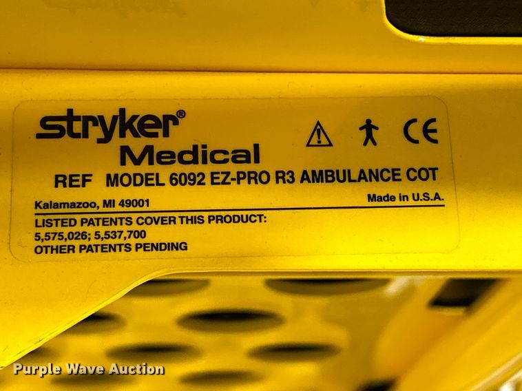 image for item MO9068 Stryker 6092 EZ-Pro R3  Stretcher