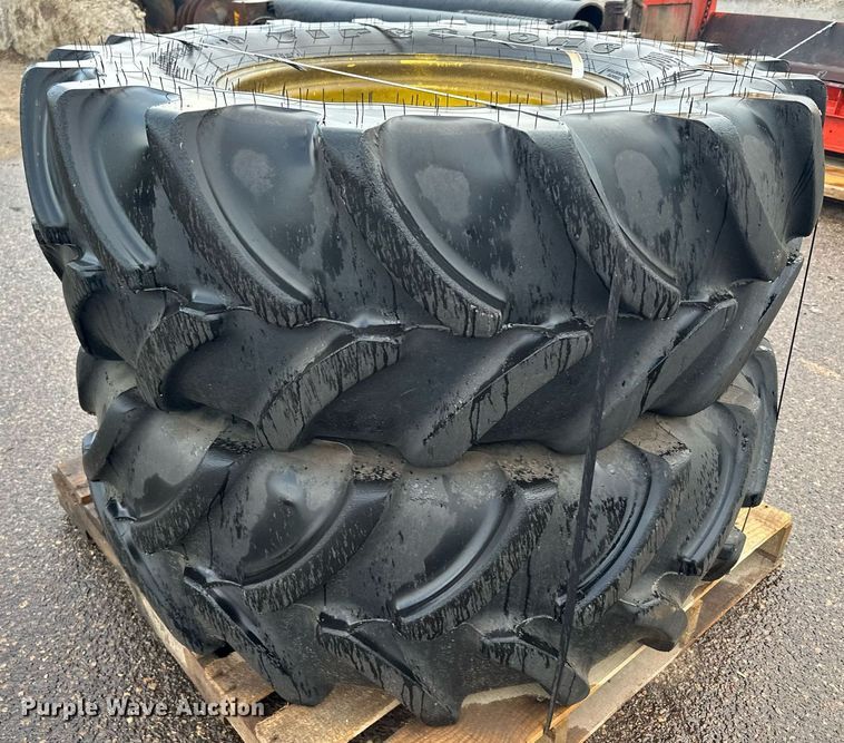 image for item MQ9505 (4) Firestone Performer tractor tires and wheels