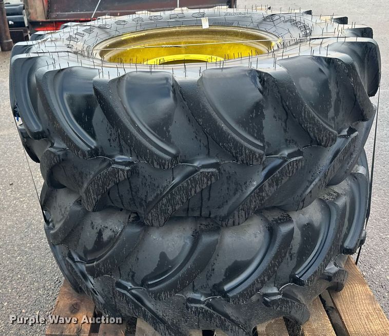 image for item MQ9505 (4) Firestone Performer tractor tires and wheels