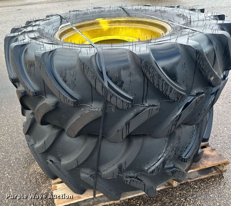 image for item MQ9505 (4) Firestone Performer tractor tires and wheels