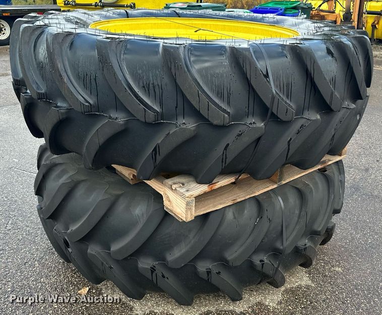 image for item MQ9505 (4) Firestone Performer tractor tires and wheels