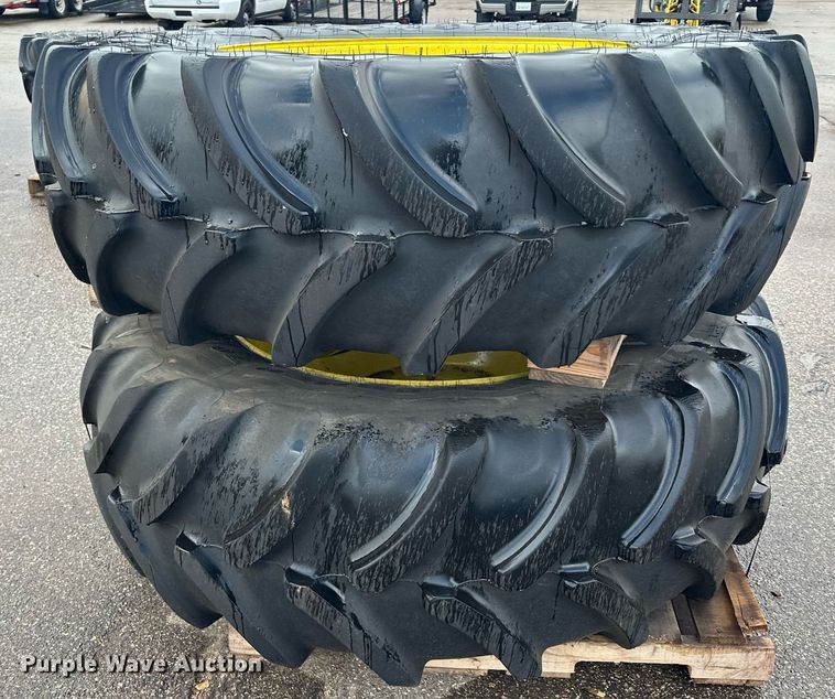 image for item MQ9505 (4) Firestone Performer tractor tires and wheels