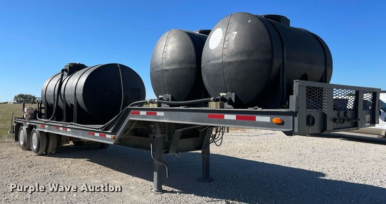 image for item NA9666 1978 Ledwell  drop deck trailer