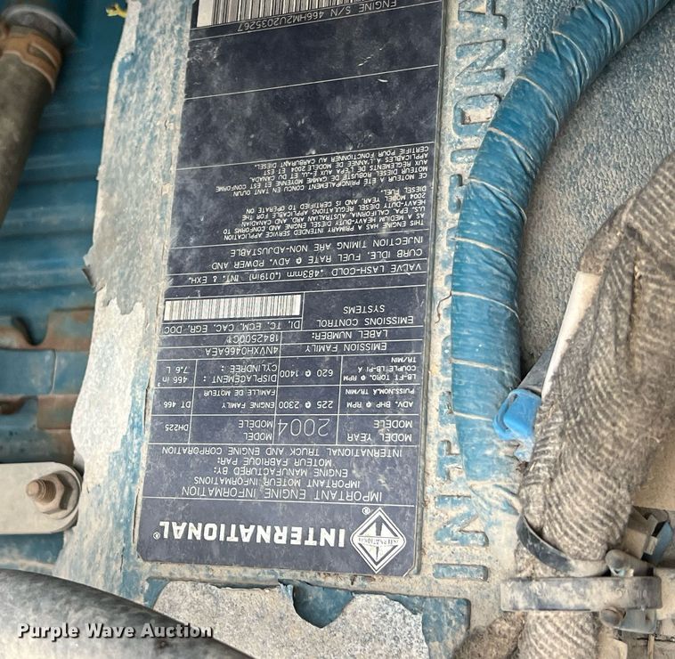 image for item NI9088 2005 International 7400  dump truck