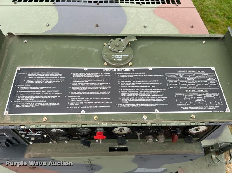 image for item NI9090 2010 Schutt Industries MEP-804B  generator