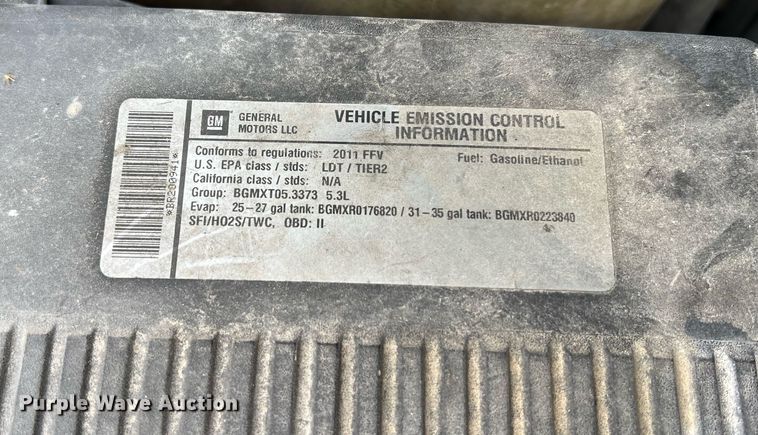 image for item NI9091 2011 Chevrolet Tahoe  Police SUV